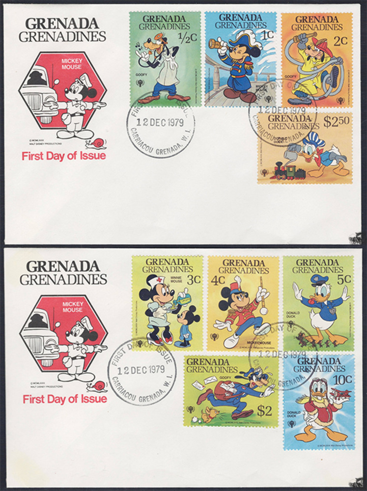 Grenada-Grenadines 1979 FDC - Disneymarken, Arzt