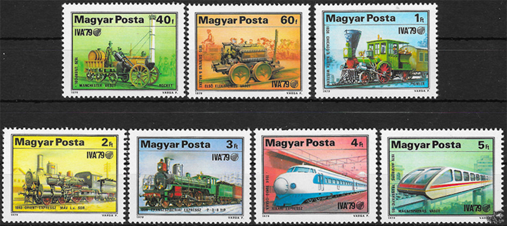 Ungarn 1979 ** - Entwicklung der Eisenbahn