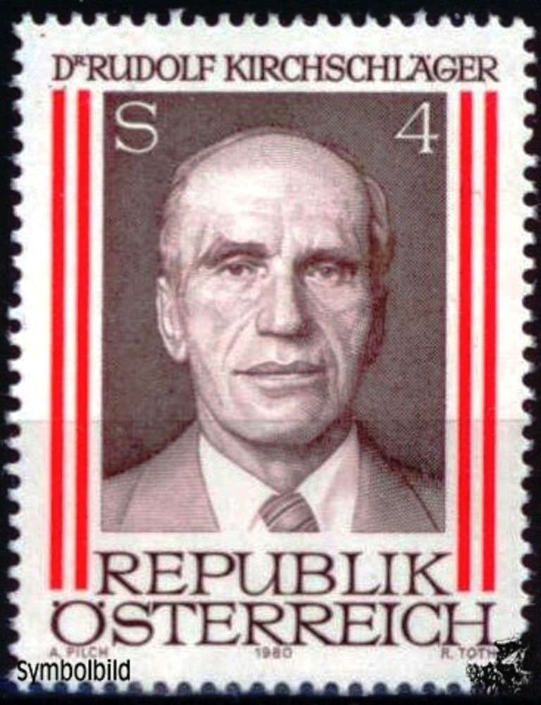 Österreich ** 1980 - 4 S - 65. Geburtstag des Herrn Bundespräsidenten Dr. Rudolf Kirchschläger