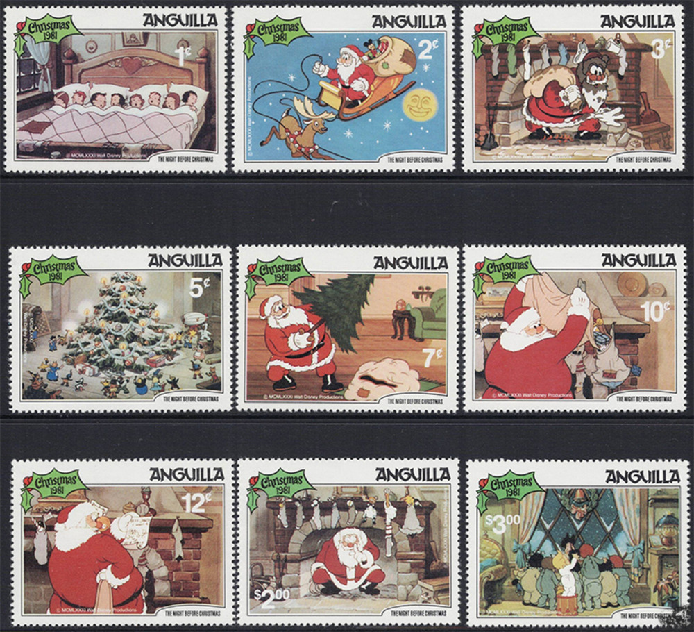 Anguilla 1981 ** - Disneymarken, Kinder schlafen