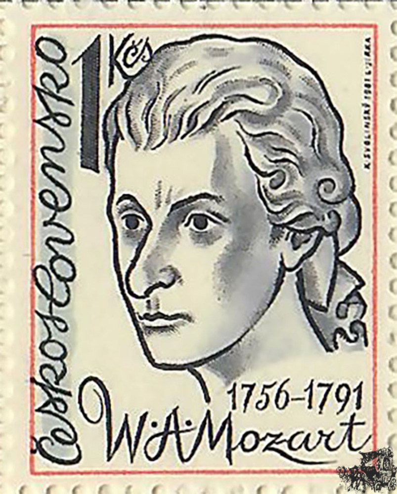 Tschechoslowakei 1981 ** - Wolfgang Amadeus Mozart