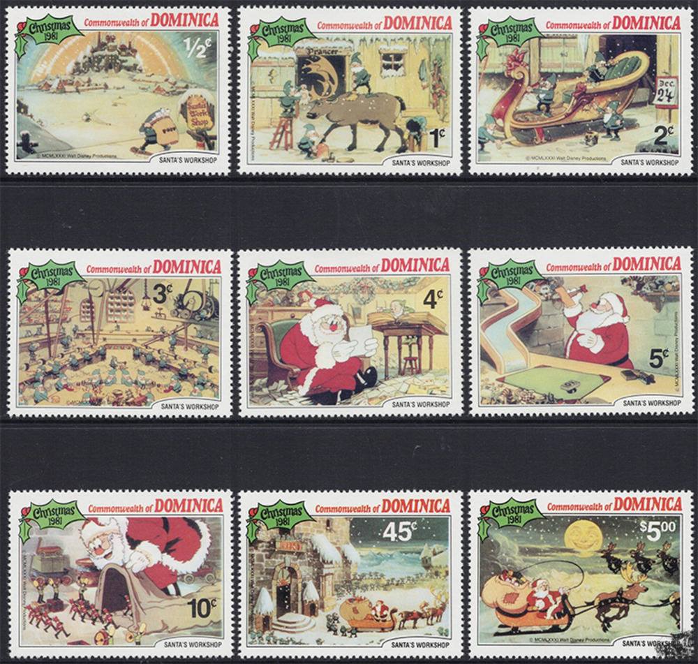Dominica 1981 ** - Disneymarken, Santa’s Workshop