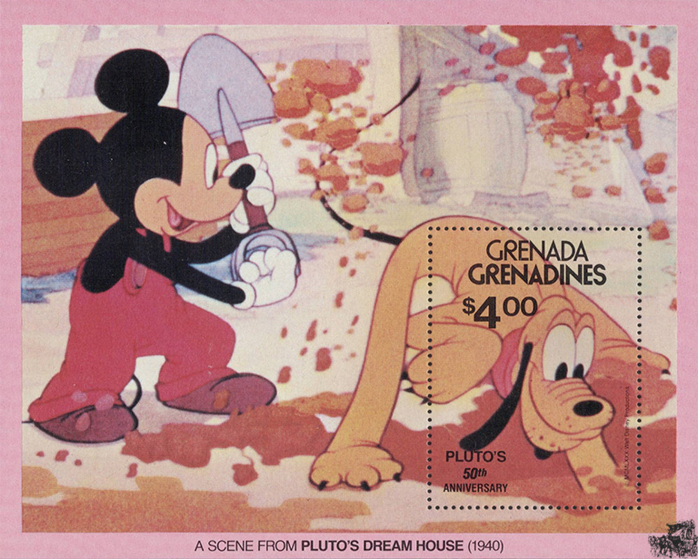 Grenada-Grenadines 1981 ** - Disneyblock, Pluto