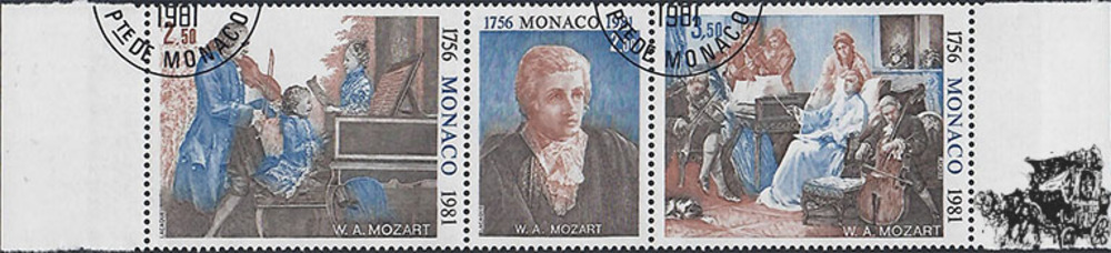 Monaco 1981 o - 225. Geburtstag von Wolfgang Amadeus Mozart