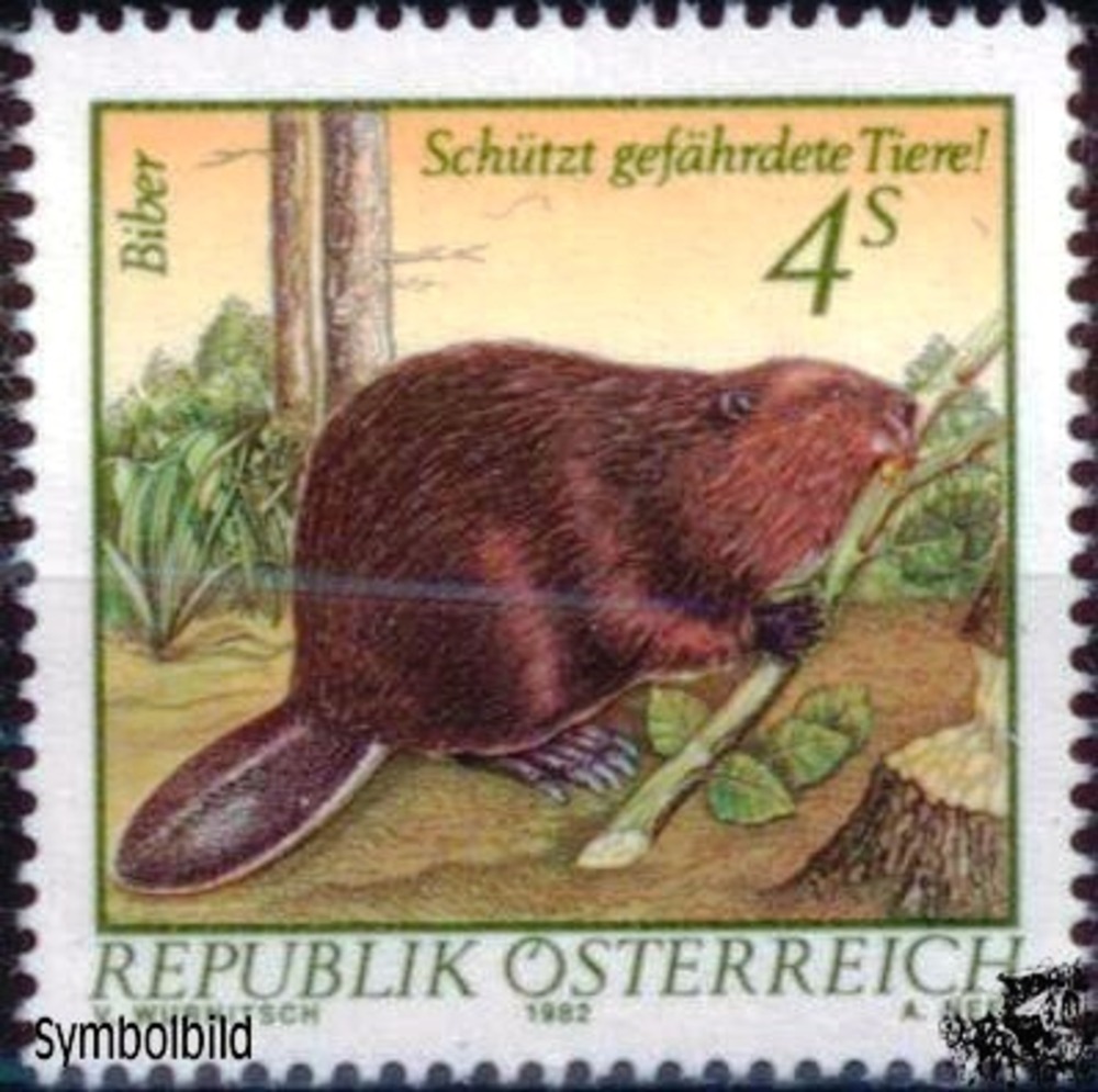 Österreich ** 1982 - 4 S - Naturschutz - Schützt gefährdete Tiere