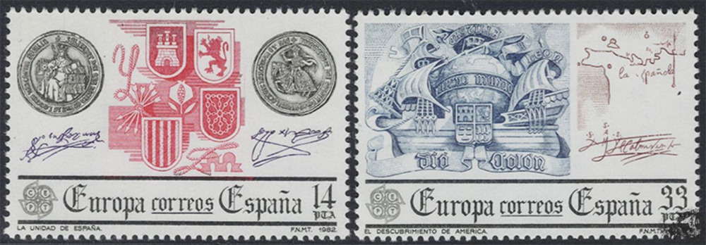 Spanien 1982 o - EUROPA, hist. Ereignisse Spanien 1982 o - EUROPA, hist. Ereignisse