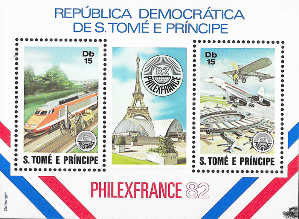 Sao Tomé und Principe 1982 ** - Internationale Briefmarkenausstellung PHILEXFRANCE ’82, Paris