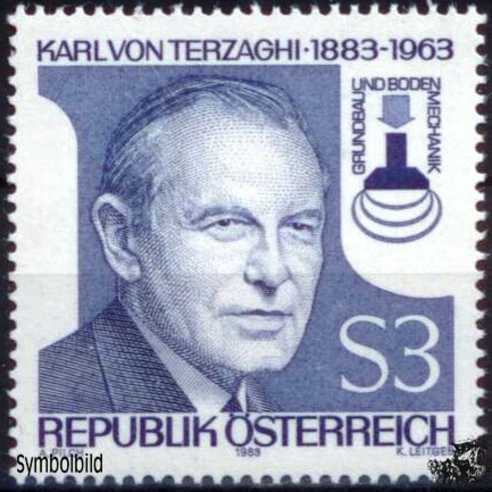 Österreich ** 1983 - 3 S - 100. Geburtstag von Prof. Karl von Terzaghi