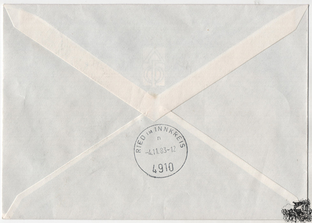 Österreich - Nr. 1788 6+3 Schilling Tag der Briefmarke 1983 Österreich - Nr. 1788 6+3 Schilling Tag der Briefmarke 1983
