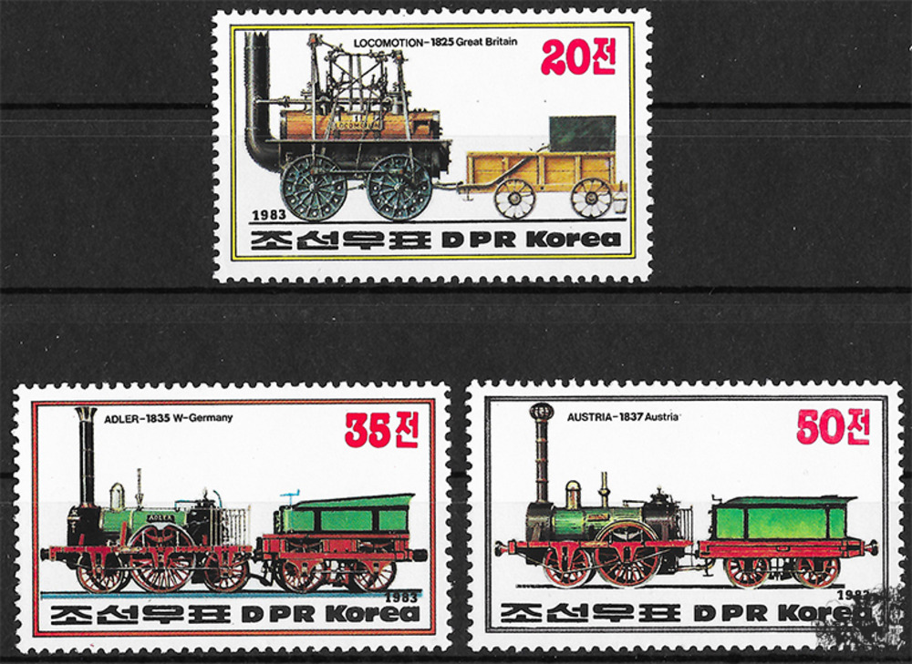 Korea Nord 1983 ** - Lokomotiven