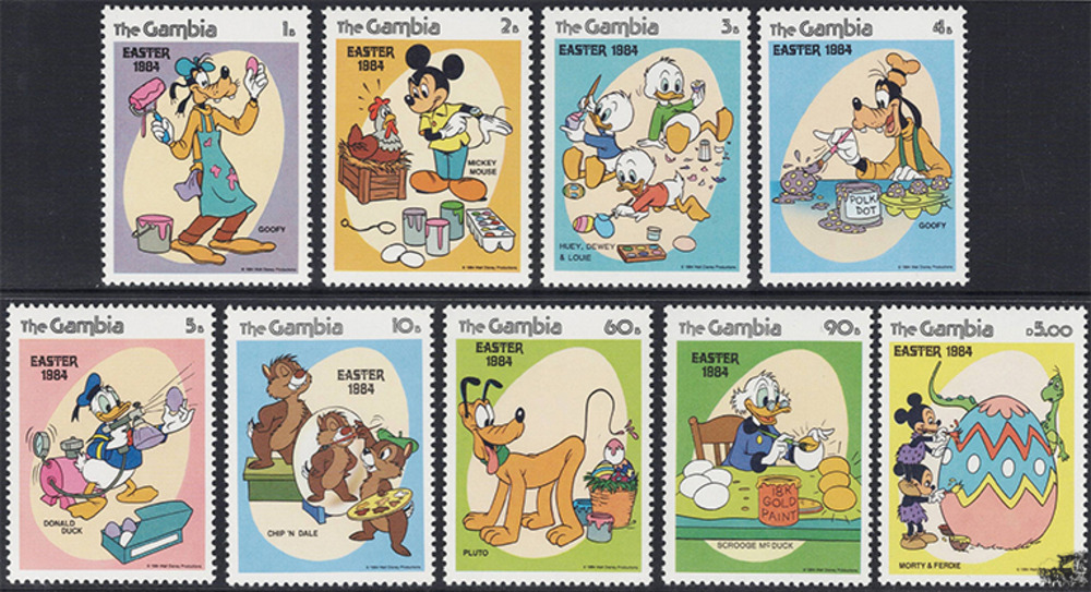 Gambia 1989 ** - Disneymarken, Goofy