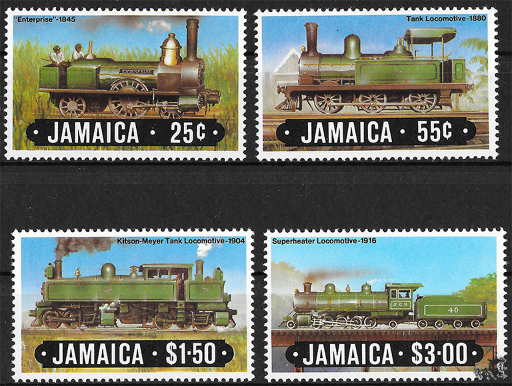 Jamaika 1984 ** - 100. Jahrestag der Fertigstellung des Eisenbahnnetzes auf Jamaika