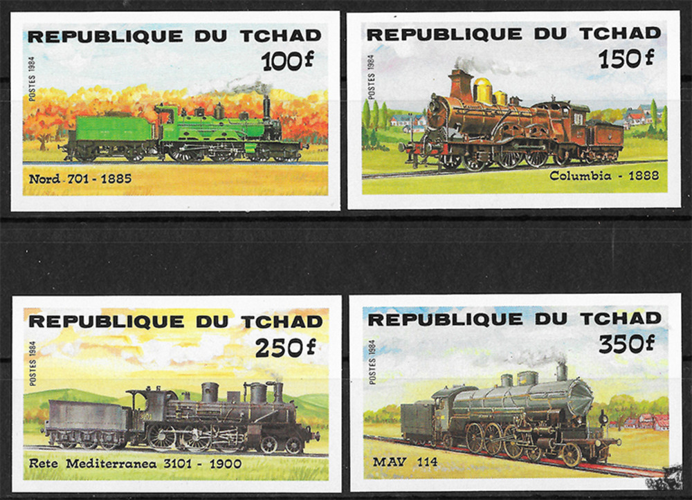 Tschad 1984 ** - Lokomotiven