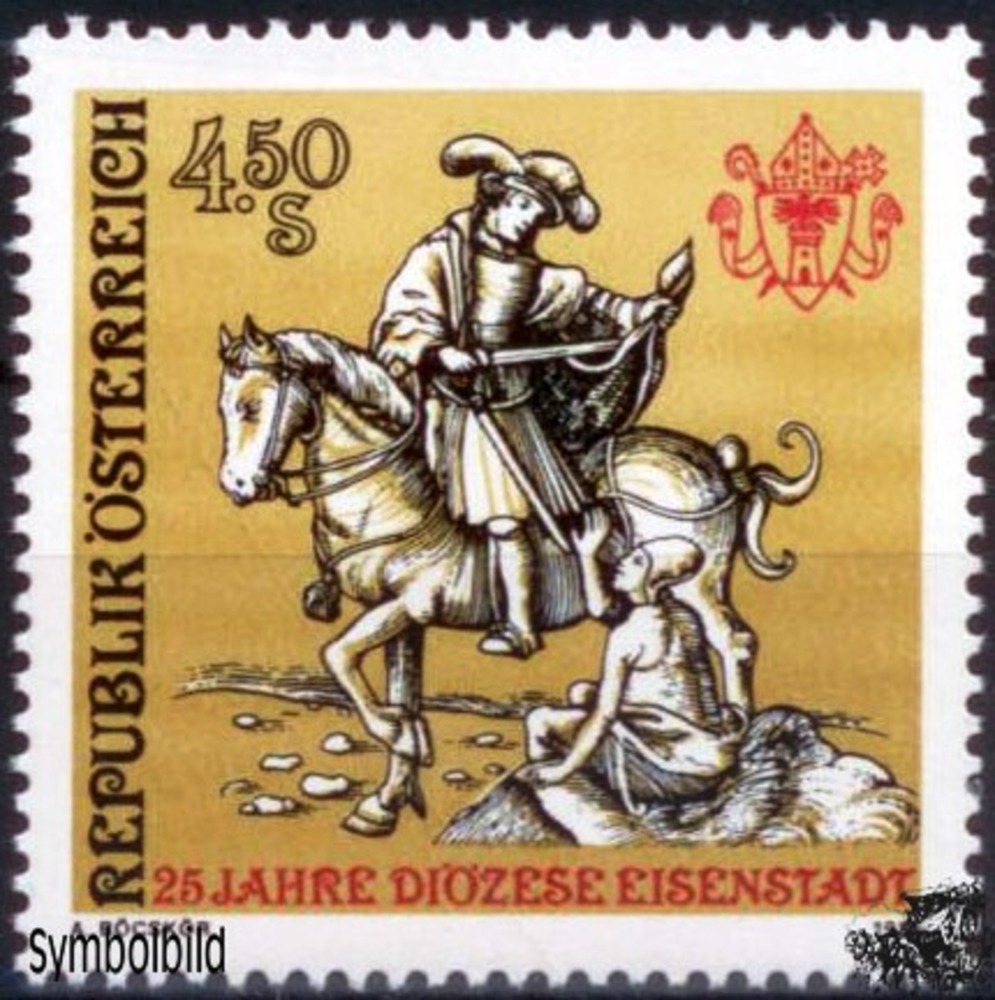 Österreich ** 1985 - 4,50 S - 25 Jahre Diözese Eisenstadt Österreich ** 1985 - 4,50 S - 25 Jahre Diözese Eisenstadt