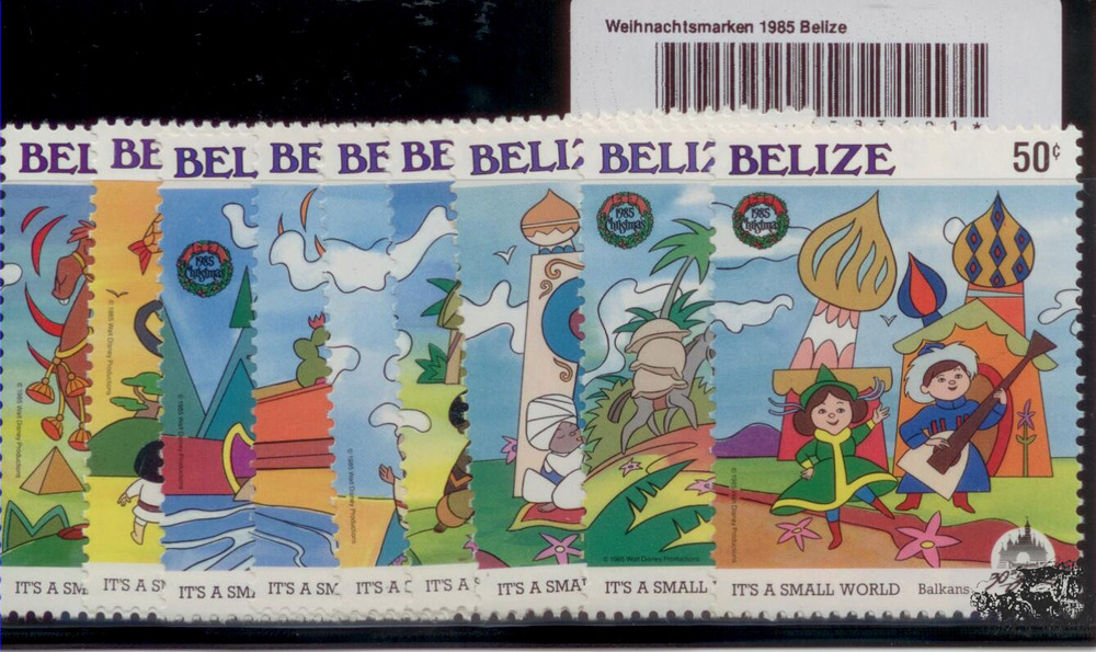 Weihnachtsmarken 1985 Belize