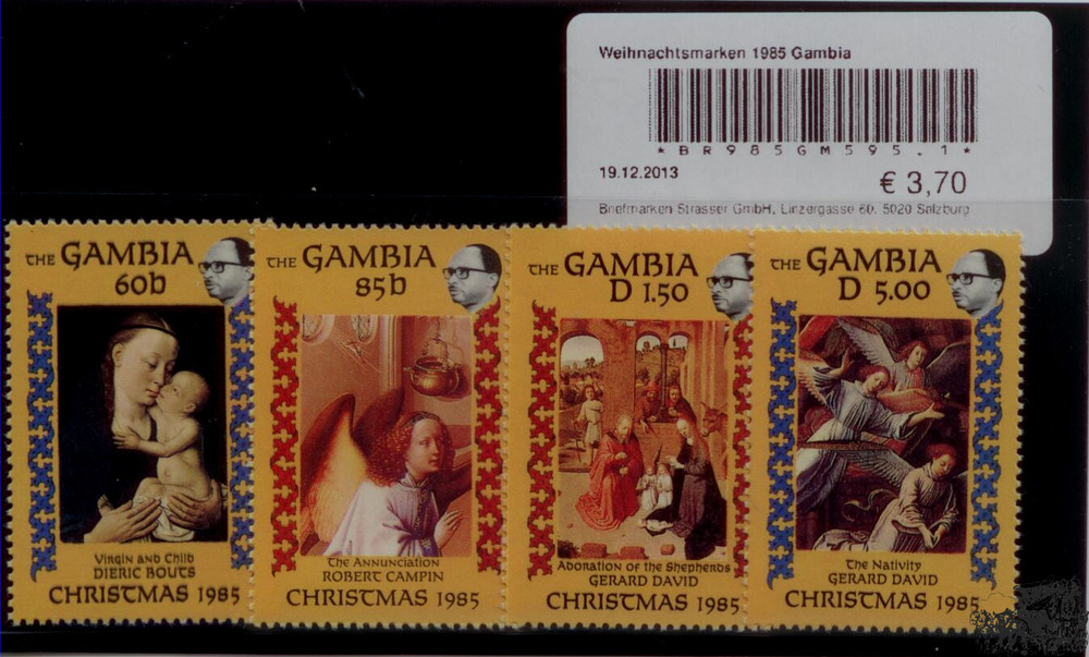 Weihnachtsmarken 1985 Gambia Weihnachtsmarken 1985 Gambia