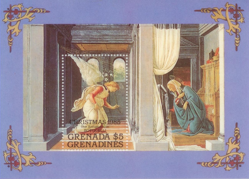 Weihnachtsblock 1985 Grenada Grenadines