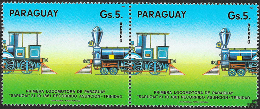 Paraguay 1985 ** - Züge