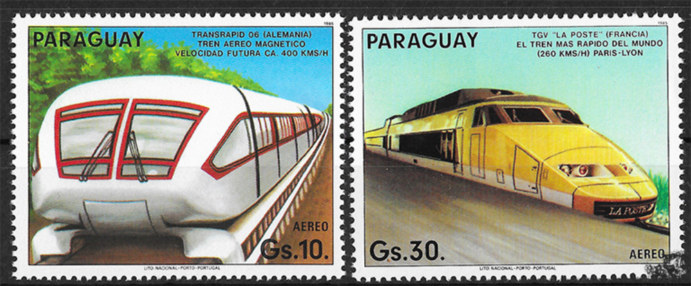 Paraguay 1985 ** - Züge