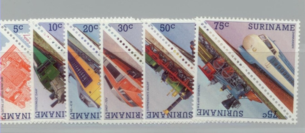 Eisenbahnmarken 1985 Surinam