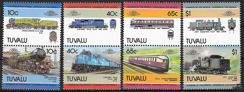 Tuvalu 1985 ** - Lokomotiven, „Green Arrow“ (1936)