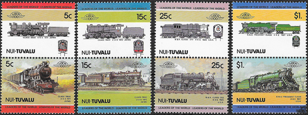  Tuvalu Nui 1985 ** - Lokomotiven, Klasse 8800