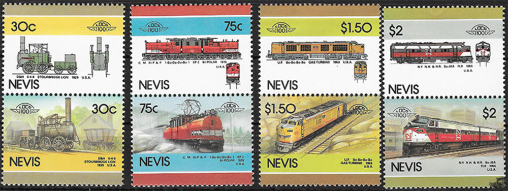 Nevis 1986 ** - Lokomotiven, 0-4-0 Stourbridge Lion