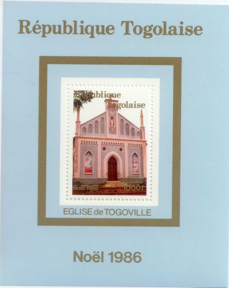 Weihnachtsblock 1986 Togo Weihnachtsblock 1986 Togo