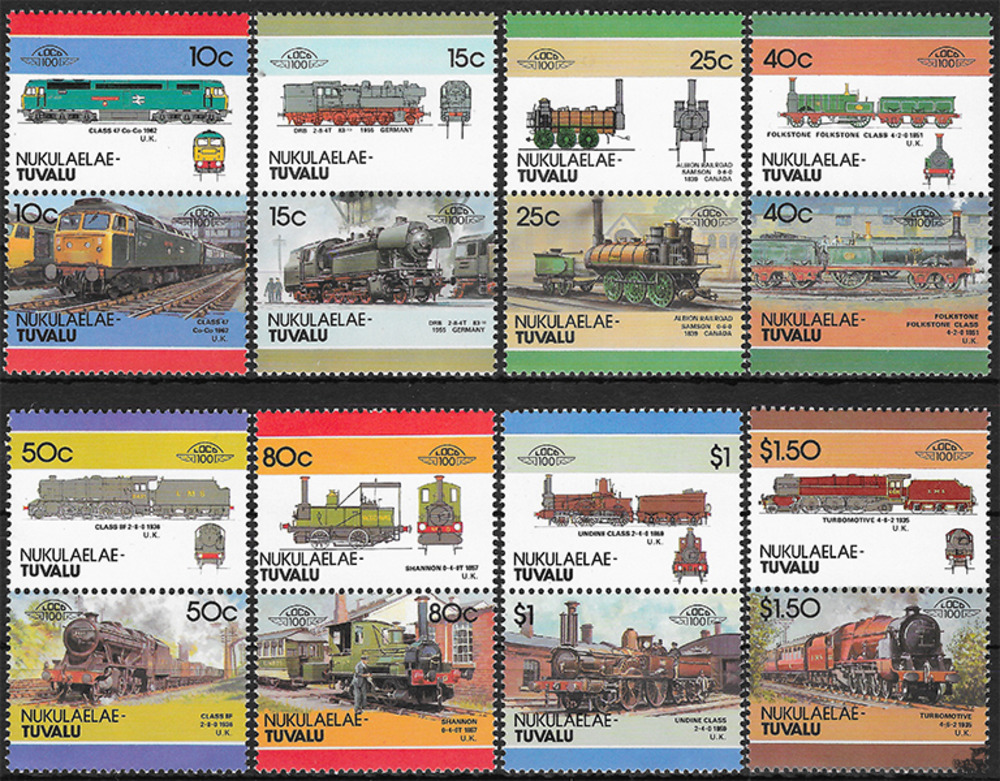 Tuvalu Nukulaelae 1986 ** - Lokomotiven, Klasse 47
