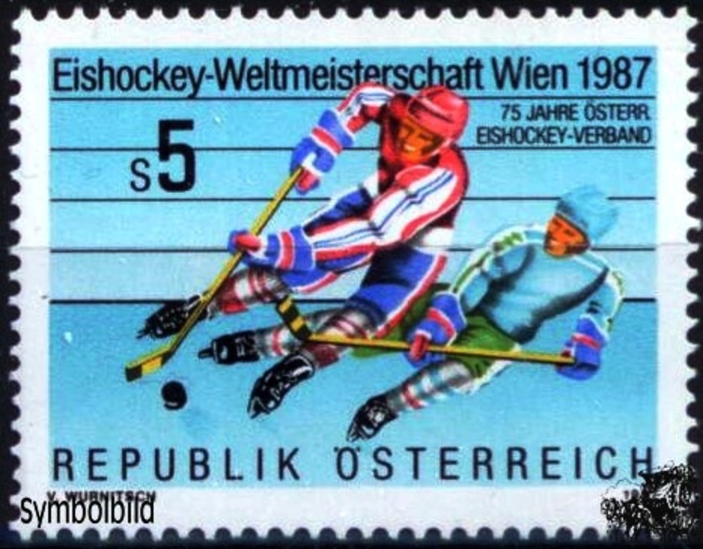Österreich ** 1987 - 5 S - Eishockey-Weltmeisterschaften-Wien 1987