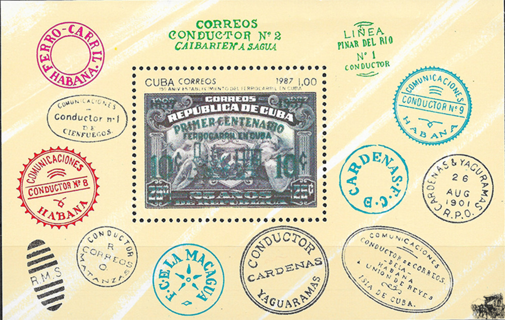 Kuba 1987 ** - 150 Jahre Eisenbahn in Kuba