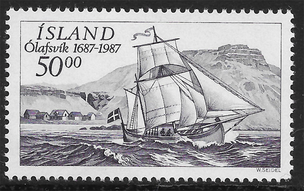 Island 1987 ** - 300 Jahre Handelsplatz Ólafsvik