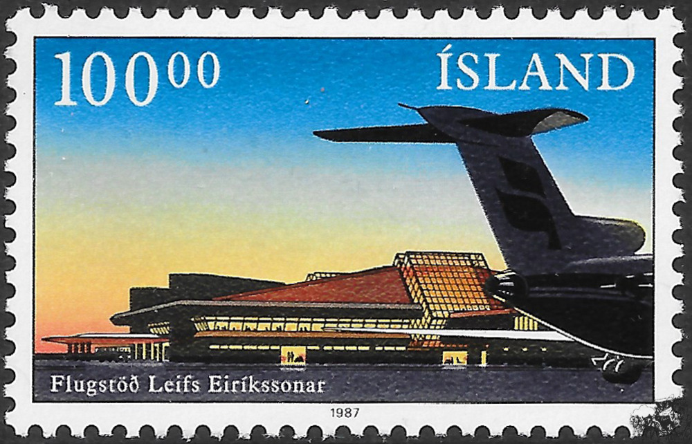 Island 1987 ** - Inbetriebnahme des neuen Abfertigungsgebäudes im Leif-Eriksson-Flughafen