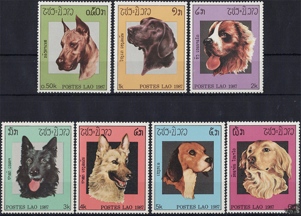 Laos 1987 ** - Hunde