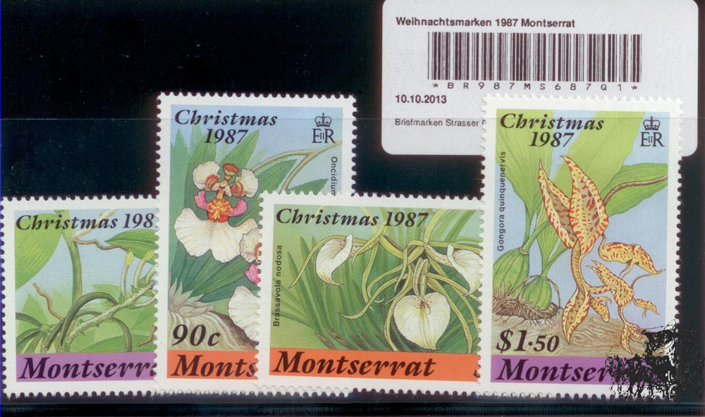 Weihnachtsmarken 1987 Montserrat