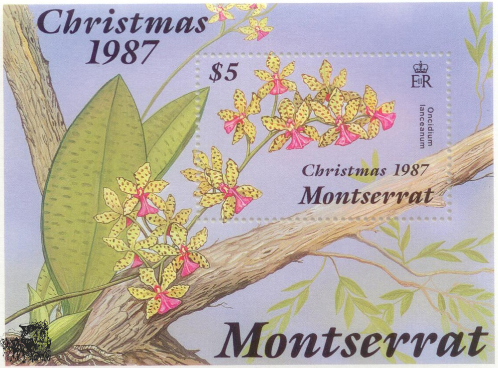 Weihnachtsblock 1987 Montserrat