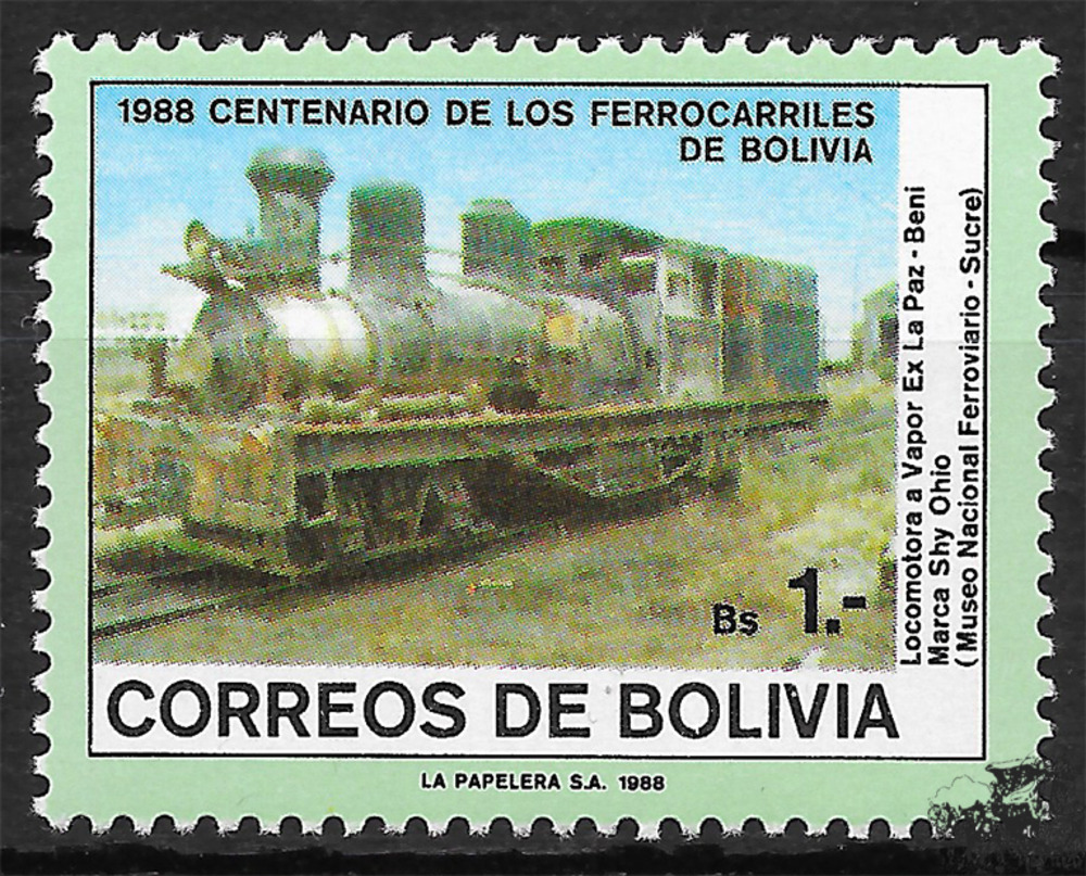 Bolivien 1988 ** - 100 Jahre Eisenbahn in Bolivien