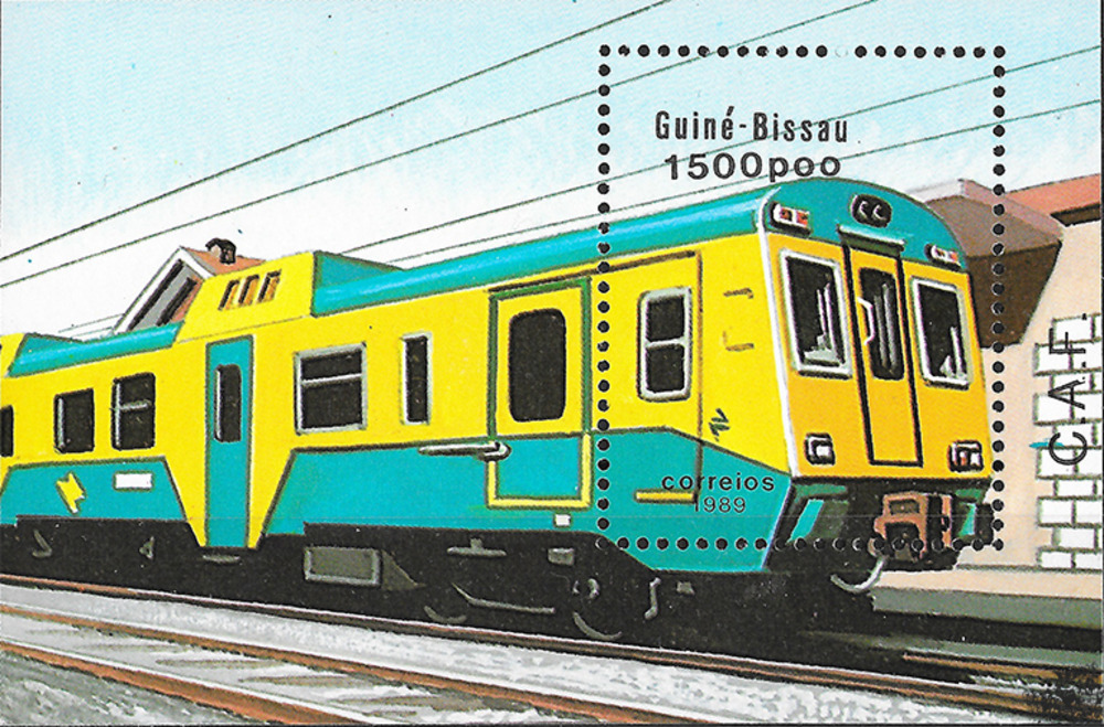 Guinea-Bissau 1989 ** - Schienenfahrzeuge