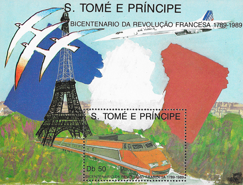 Sao Tomé und Principe 1989 ** - Eisenbahnzug