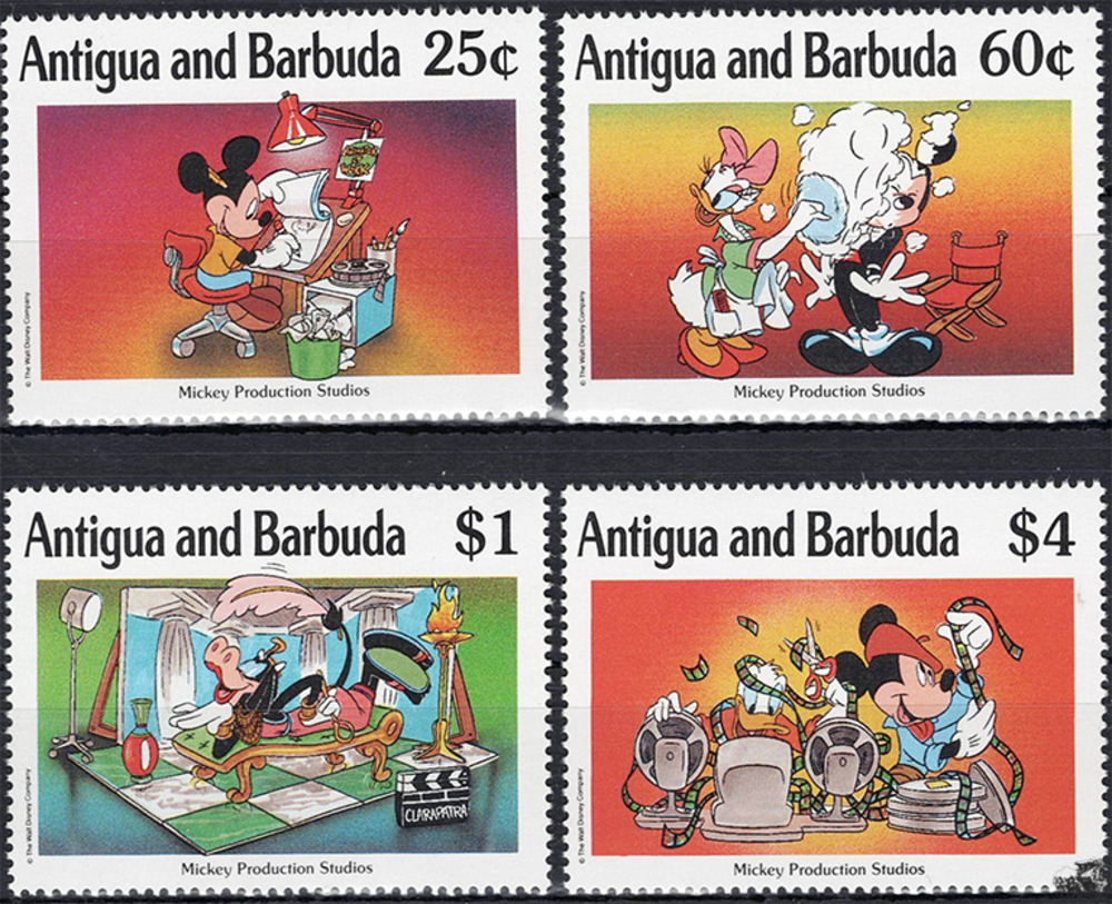Antigua & Barbuda 1990 ** - Disney Kurzserie, Zeichner 