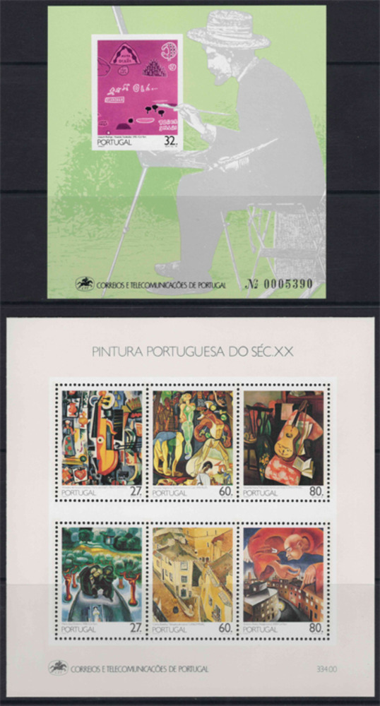 Sonderbuch - Portugal, Pintura 1990 Sonderbuch - Portugal, Pintura 1990