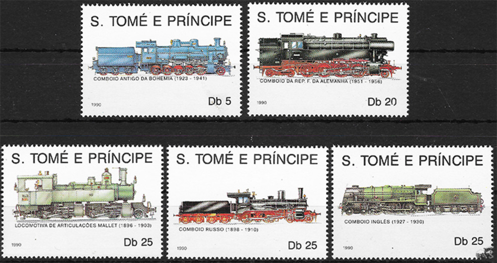 Saó Tomé und Principe 1990 ** - Lokomotiven