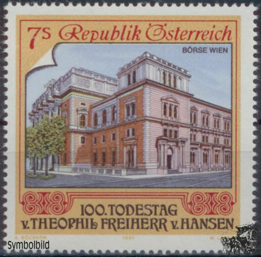 Österreich ** 1991; 7,00 ATS - Bildende Kunst