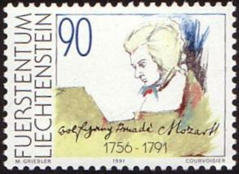 Liechtenstein ** 1991 - 200. Todestag W. A. Mozart