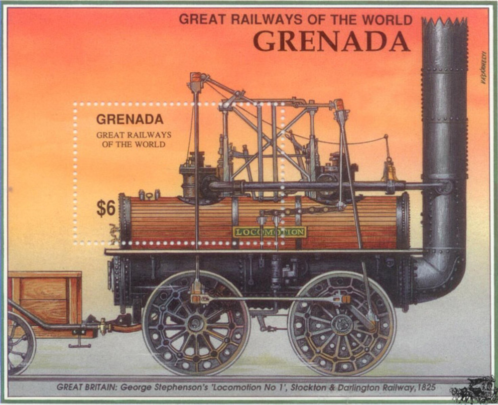Grenada 1991 ** - Eisenbahnen der Welt