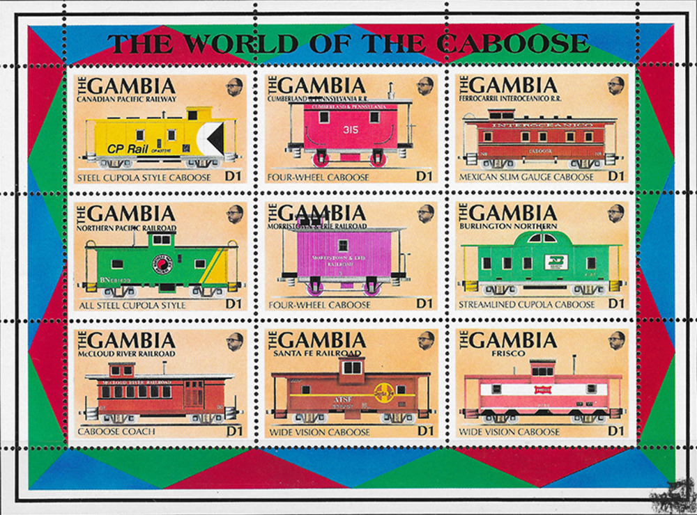 Gambia 1991 ** - Güterzugbegleitwagen