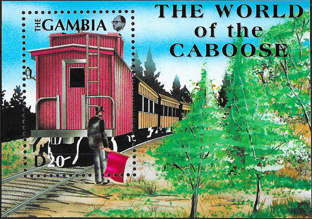 Gambia 1991 ** - Roter Bremswagen mit Bremser