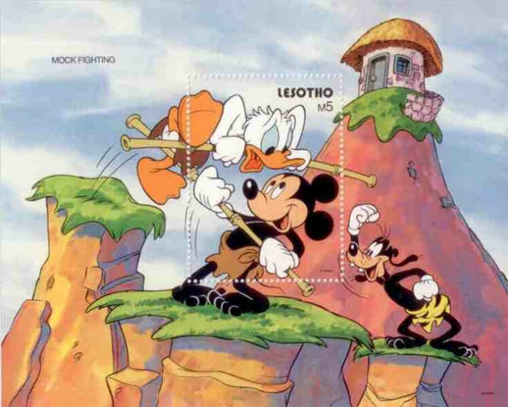 Disneyblock 1991 Lesotho Disneyblock 1991 Lesotho