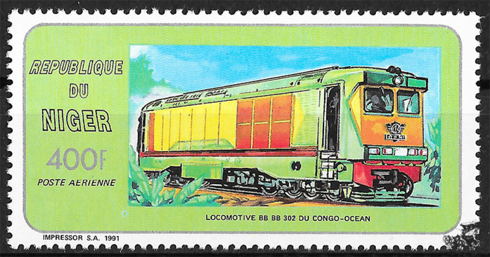 Niger 1991 ** - Diesellokomotive „BB.BB.302“