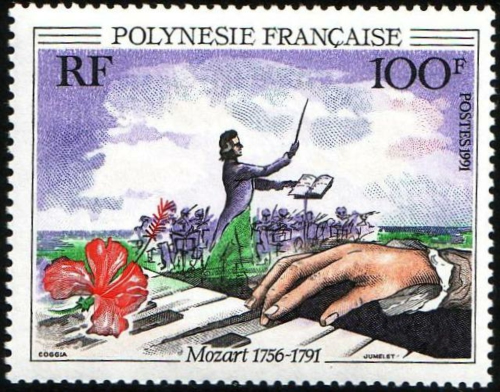 Französisch-Polynesien ** 1991 - 200. Todestag Mozart
